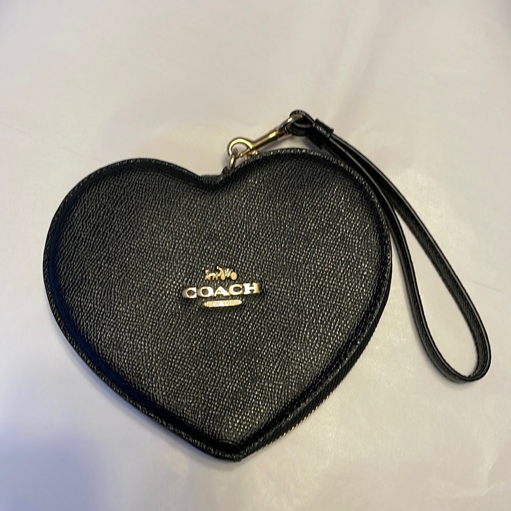 Heart Wristlet Coach
